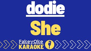 dodie - She [Karaoke]