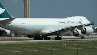 [4K] PLANE SPOTTING Runway 9 Action A330, B747, B767 MIAMI INTERNATIONAL AIRPORT (MIA) 10/23/20.