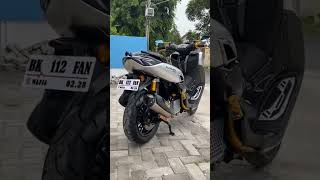 CINEMATIC NMAX WHITE SILVER 2023 MODIFIKASI SIMPEL #modifikasi #cinematic #nmax #shortvideo #vario