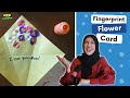 Fingerprint Flower Card | Noor Kids Crafters