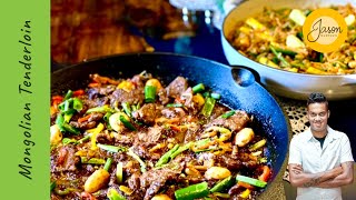 J A S O N’s Mongolian Tenderloin | Flat Rice Noodles | Gourmet Cooking Made Easy