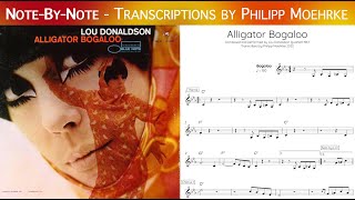 Note-By-Note: Lou Donaldson - Alligator Bogaloo (Transcription in C)