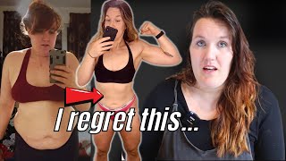How I Ate and Trained to Lose 100lbs | Why I REGRET it