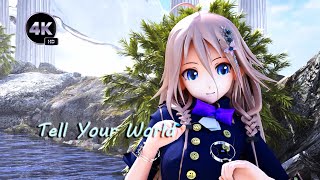 【Happy IA 11th birthday!】Tell your world / cloth simulation【Blender mmd project distribution】 4k60hz