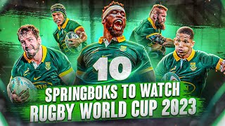 Springbok Players To Watch - Rugby World Cup 2023 | South African Rugby Power, Big Hits & Speed