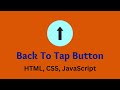 How To Create a Scroll Back To Top Button