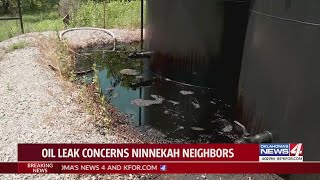 Oil leak concerns Ninnekah neighbors
