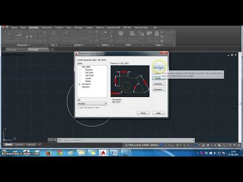 How to change dimension text height and arrow size in AutoCAD 2015 How to change dimension text height and arrow size in AutoCAD 2015