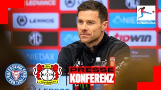 RE-LIVE: PK mit Xabi Alonso vor Holstein Kiel 🆚 Bayer 04 Leverkusen | Bundesliga, 23. Spieltag