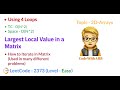 Largest Local Values in a Matrix  (LeetCode 2373)