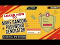 Random password generator using python Tkinter