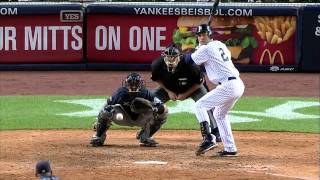 2011/07/25 Jeter's RBI triple
