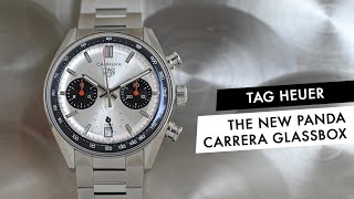 QUICK LOOK: The new TAG Heuer Carrera Glassbox Chronograph Panda Dial, and now with steel bracelet