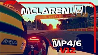 1991 McLaren Honda F1 MP4/6 | AMAZING V12 ENGINE SOUND | AYRTON SENNA