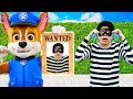 BooTiKaTi and PAW Patrol Take on new Police Detective Adventure about Catching a thief in Police Car