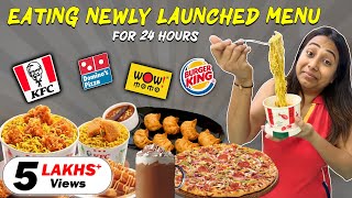 Eating Newly launched Menu of Fast Food Restaurants for 24 Hours| Food Review | Part-3
