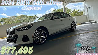 2024 BMW 540i xDrive POV Review! Comfort and Sportiness In an Executive Sedan?