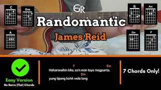 Randomantic - James Reid | EASY! Guitar Tutorial (CHORDS, STRUMMING PATTERN & LYRICS)