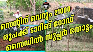 സെന്റിന് വെറും 21000 രൂപക്ക് ടാറിങ് റോഡ് സൈഡിൽ സൂപ്പർ തോട്ടം / Bismi Office No:9562110314 /