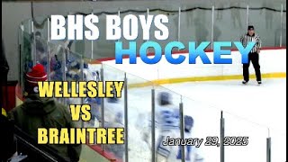 BHS Boys Hockey vs Wellesley  1.29.25