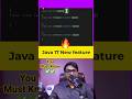Java New Feature Interview Question 🔥 | Sealed Interface Explained