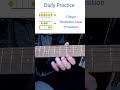 最實用的音階！必學！most useful scale pattern essential one guitarlesson guitar 吉他教學 五聲音階 每日練習