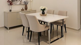 Modern Small Dining Room Design Ideas 2025 Stylish Dining Tables \u0026 Living Room Decor Inspiration