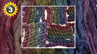 Layering Colors to Dye A Dark Rainbow;  2022 Spring Mini Skein Mini Series (SMSMS) Night 3