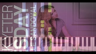 Burak Yeter feat. Danelle Sandoval - Tuesday (Synthesia Piano Tutorial)