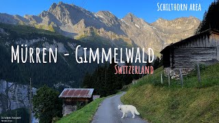 Best places to visit in the swiss alps - Mürren Gimmelwald -