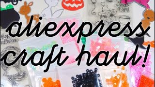 HALLOWEEN ALIEXPRESS HAUL! | METAL DIES, SEQUINS, AND STAMPS 🎃