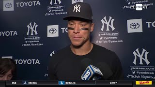 Aaron Judge on his ejection in the 7th during 5-3 win vs. Detroit