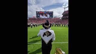 marching halftime at Empower Field with the GBMB! #GoBuffs   #GBMB