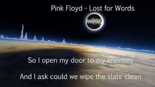 Pink Floyd - Lost for Words (w Lyrics)