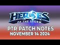 🔥Heroes of the Storm: PTR Balance Patch that came with Warcraft 30th Anniversary!