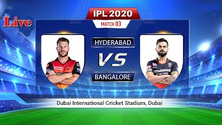 Watch live stream of the Dream11 IPL 2020 match between SRH VS RCB