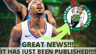 IT CAME OUT QUIETLY! THIS IS SPINE - CHILLING! GREAT NEWS! HE CAN REINFORCE! - BOSTON CELTICS NEWS!