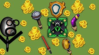 Dynast.io | Raiding Treasure Chests #8 | Reflection Shield, Dirty Frying Pan, Lazer Sword, Mace.