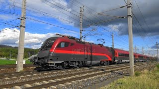 Vlaky Railjet ÖBB.