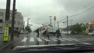 中島鷲別大通[ #室蘭市 1080p 車載動画 2017ドライブ]：国道37号交点～道道107号・道道782号交点