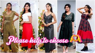 New year chumma colour aakam 💜❤️ party/casual outfits | Asvi Malayalam