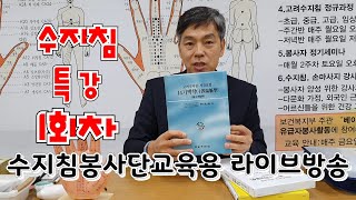 2021년 수지침봉사단 교육용 수지침초급 특강 1회차, 상응요법과 수지침 응급처방