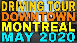 4K - DRIVING TOUR MONTREAL - Sainte-Catherine Street to René-Lévesque Boulevard  - 【4K】