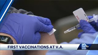 First COVID-19 vaccines at VA Hospital