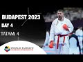 KARATE World Championships | Day 4 – Tatami 4 | WORLD KARATE FEDERATION