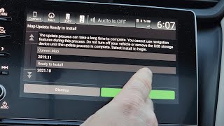 2019-2021 Honda Insight: Updating the GPS maps again