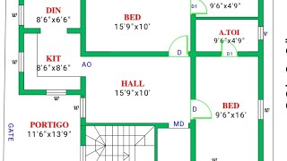 #அருமையான வாஸ்து வீடு பிளான் அமைப்பு,#SOUTHEAST CORNER PLOT VASTHU PLAN,