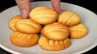 Do you have butter and egg? Make these soft cookies! Quick and easy recipe!