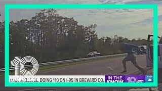 Florida man arrested going 110 mph on I-95 in Brevard County, ran from deputies