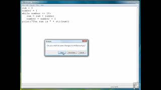 Python programming - Count control while loop